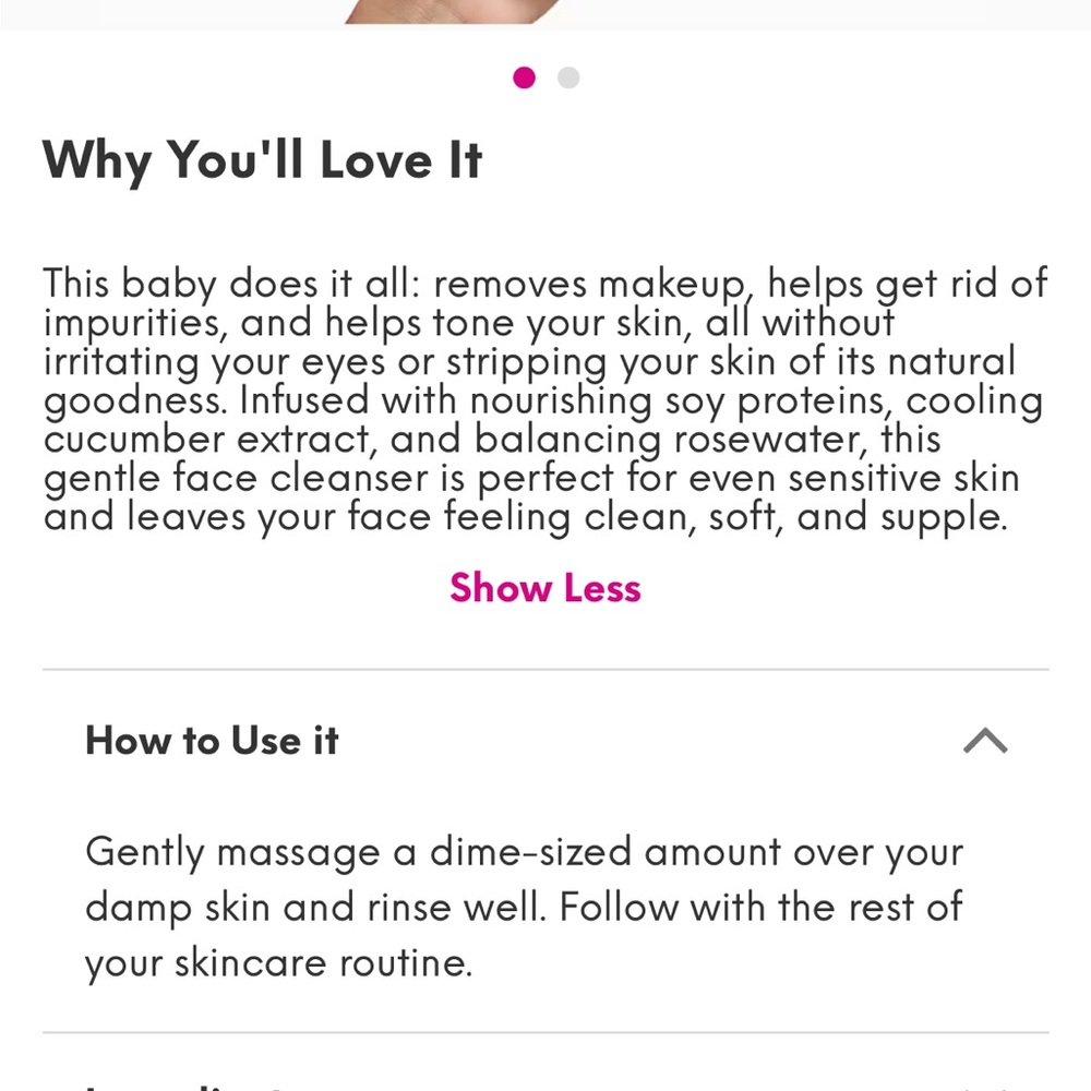 Fresh Soy PH Balanced Hydrating Face Wash - Picture 3 of 4